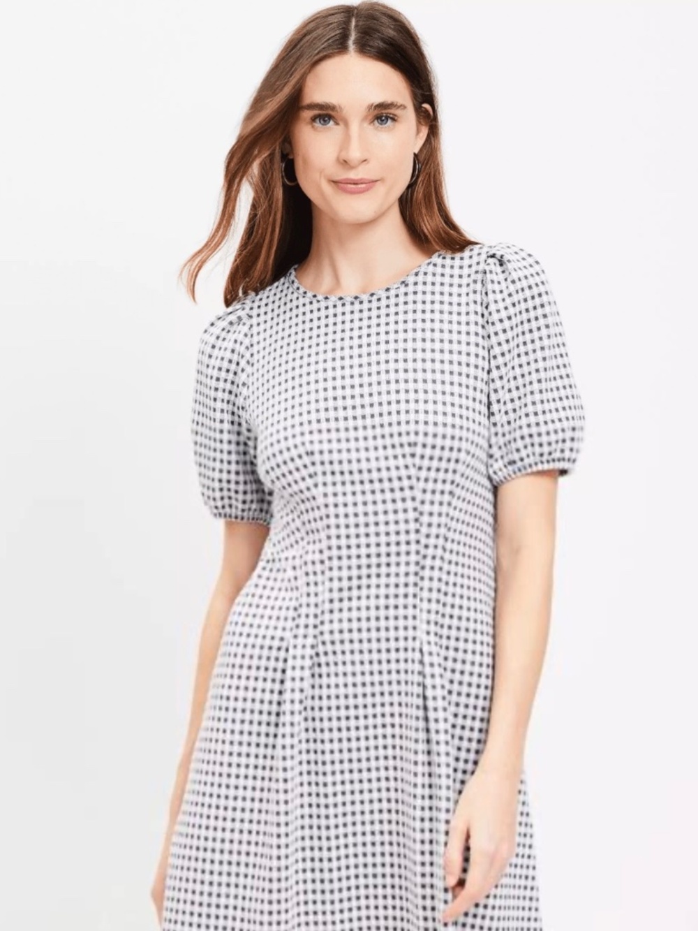 Loft Gingham Dress